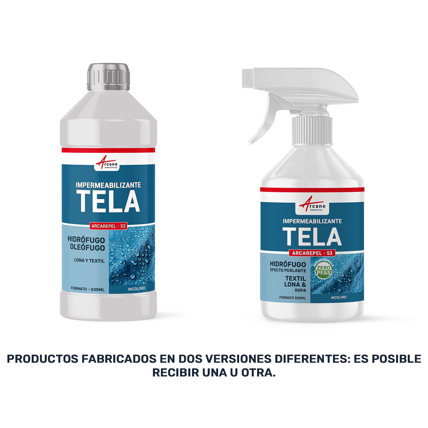 Impermeabilizante para Telas, Textiles: IMPERTISSU - 200 L (hasta 2000 m²) - ARCANE INDUSTRIES