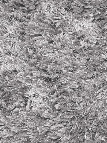 Image of Saral Home Shaggy Modern Carpet (Grey, 45X120 cm)