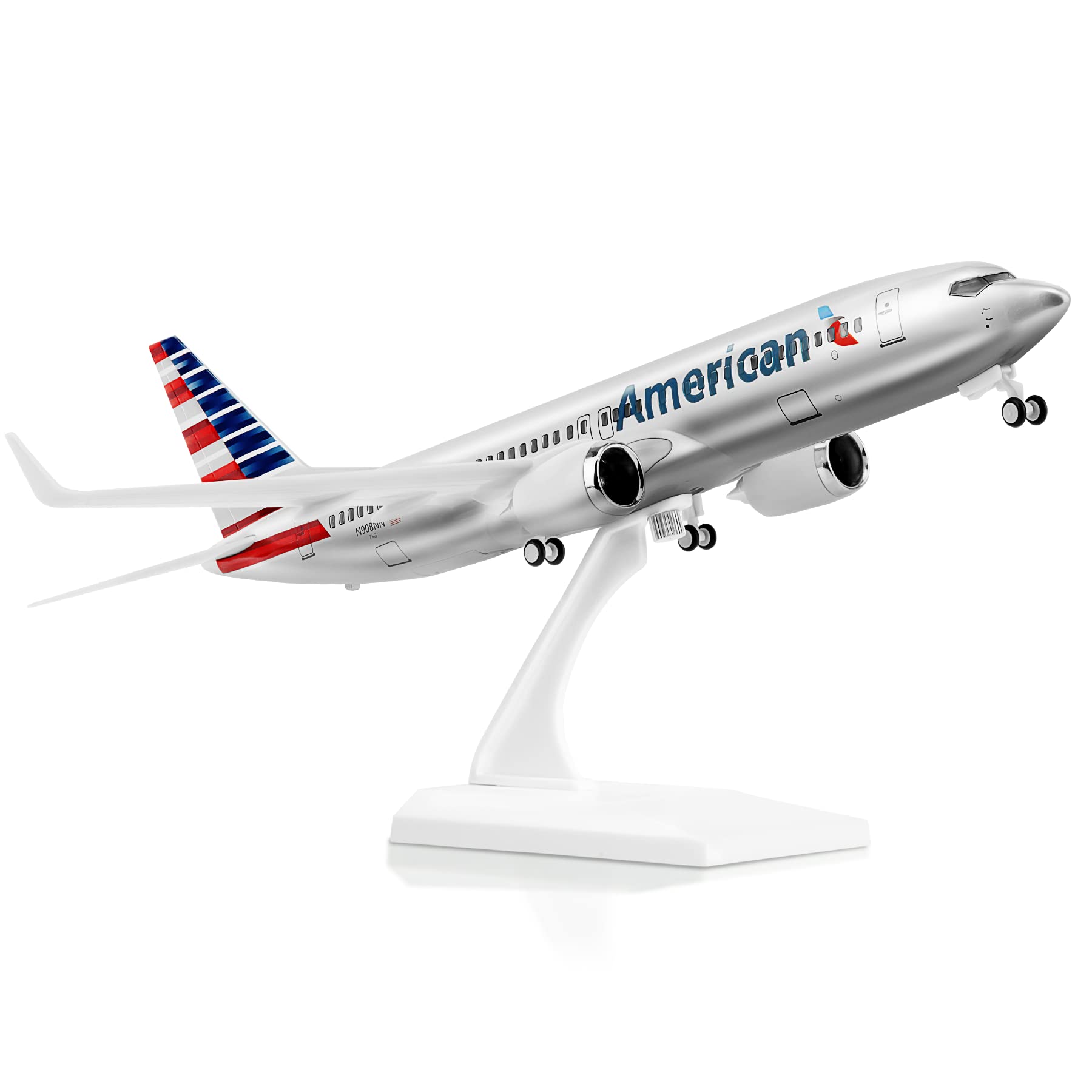 Joylluoan 1:130 Model American Model Plane Alloy Diecast Planes for Collection,Birthday or Business Gift