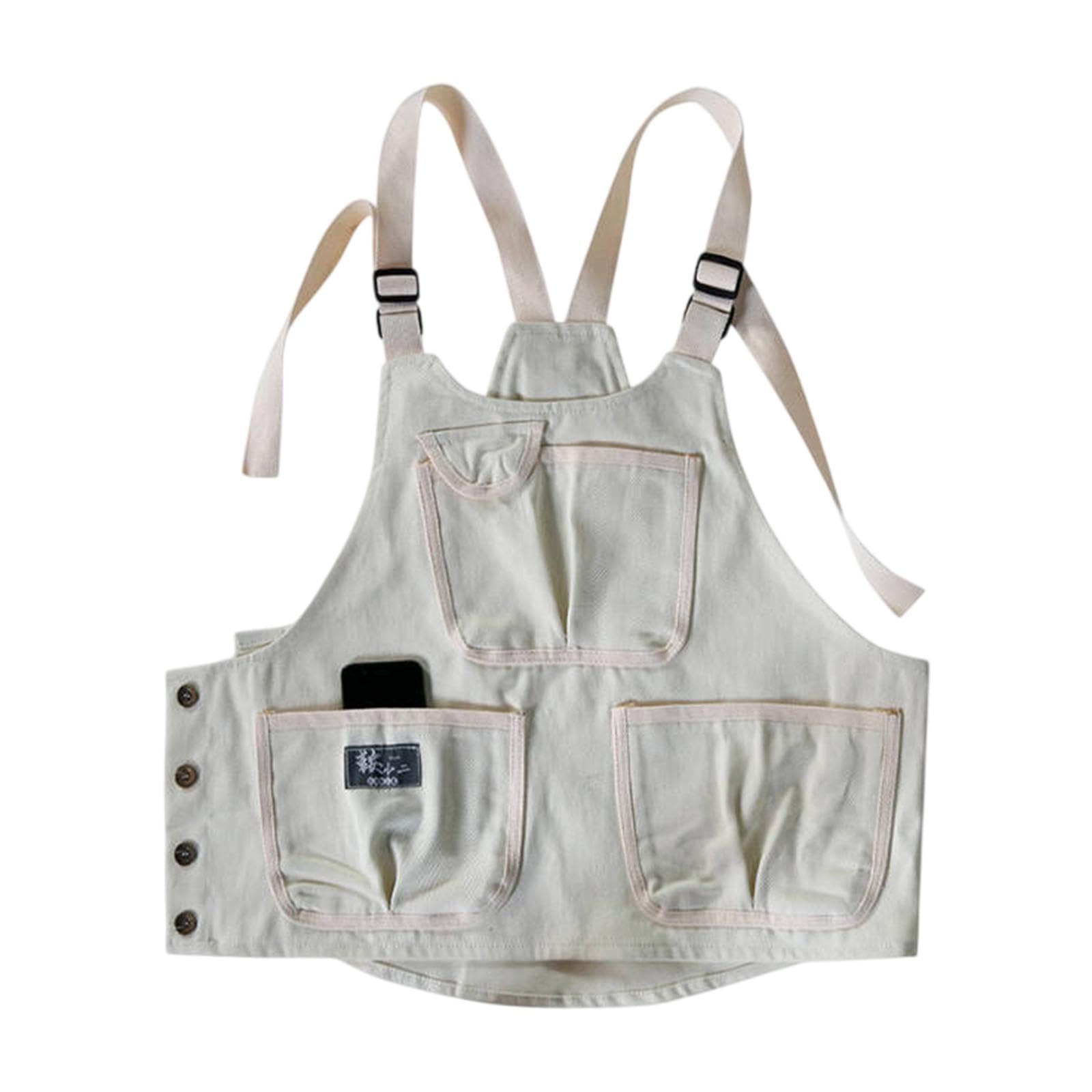 Delantal de la parrilla Ropa de trabajo Ligero impermeable de la herramienta del chaleco de campamento del delantero para la carpintería jardín de