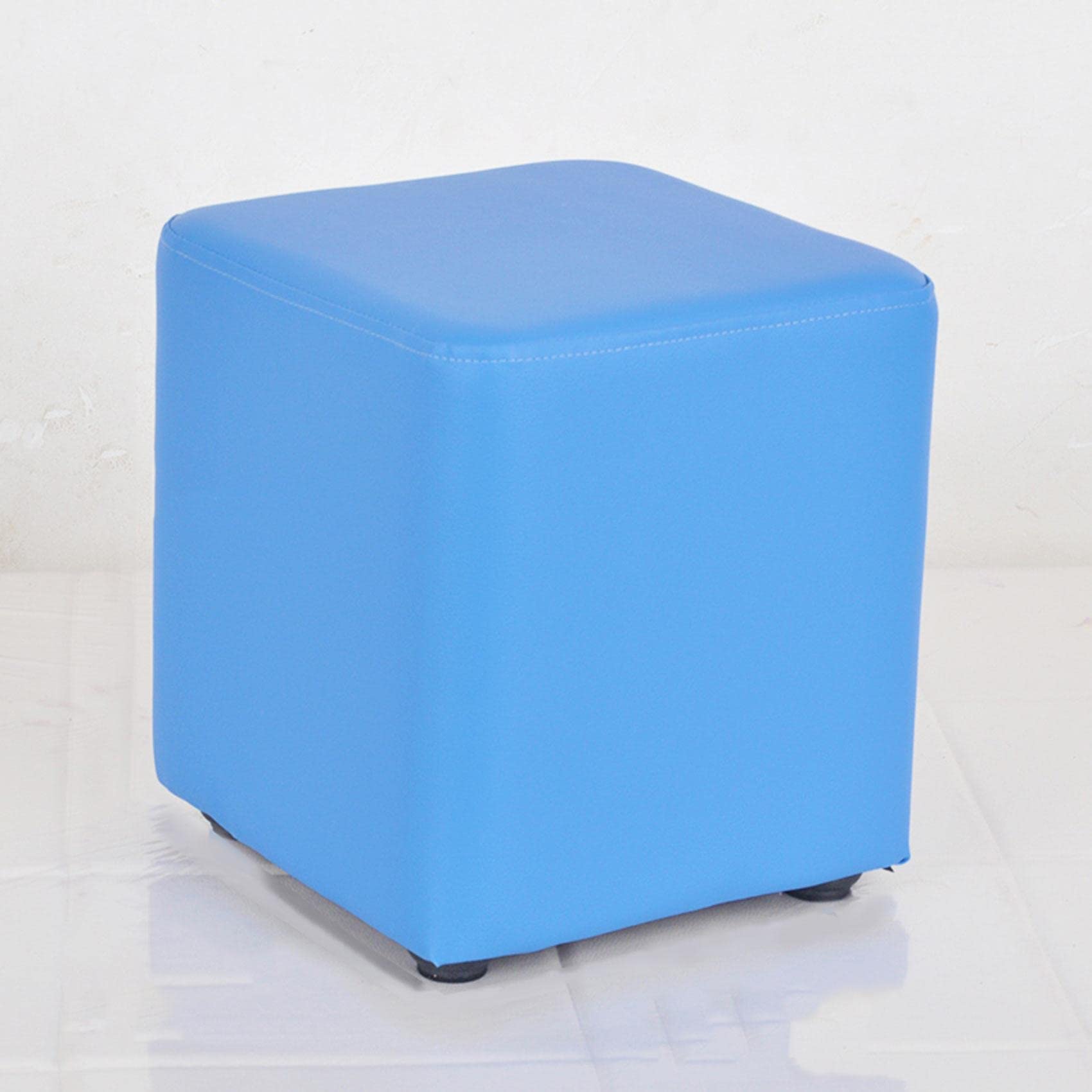 Repose-pieds poofe bleu ottomans pour la chambre à coucher