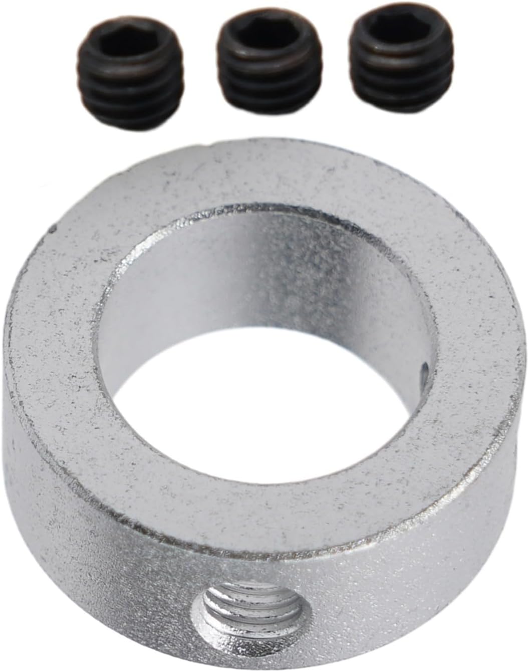 Solid Bore Shaft Collar Steel Metric Clamp Collar 15mm to 40mm Compatible with 16mm 20mm 25mm 30mm 40mm Shafts, Industrial Standard Steel Clamp for Ring for Shaft Fixation (Piece)(15mm)