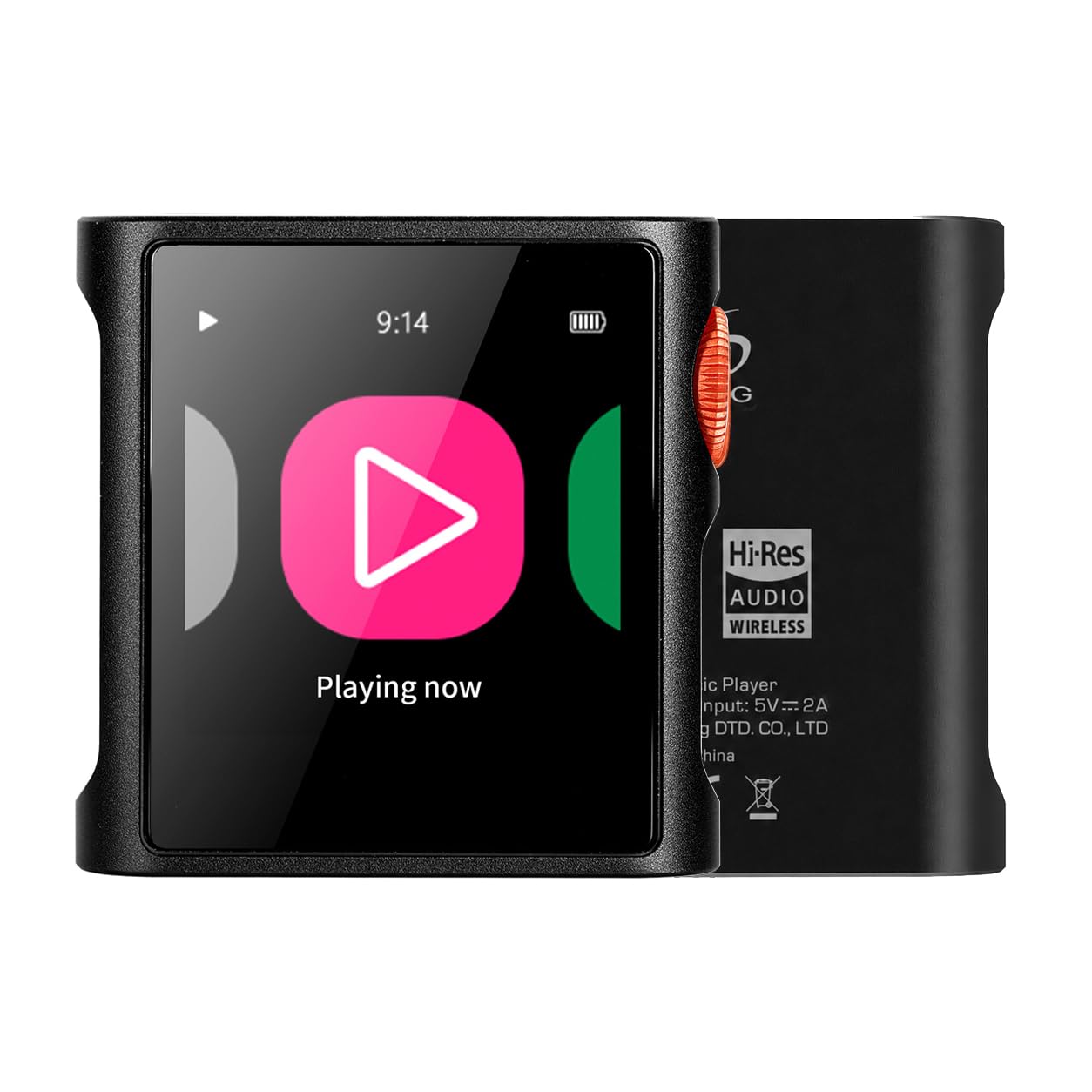 SHANLING 2in1 MP3 Music Player Headphone DAC Amp Black-Orange | 1.7 * 1.7inch Mini M0 Pura Digital Audio Player HD Touch Screen, Support to 2TB, USB Type-C 3.5mm Jacks, Volume Konb-image-41