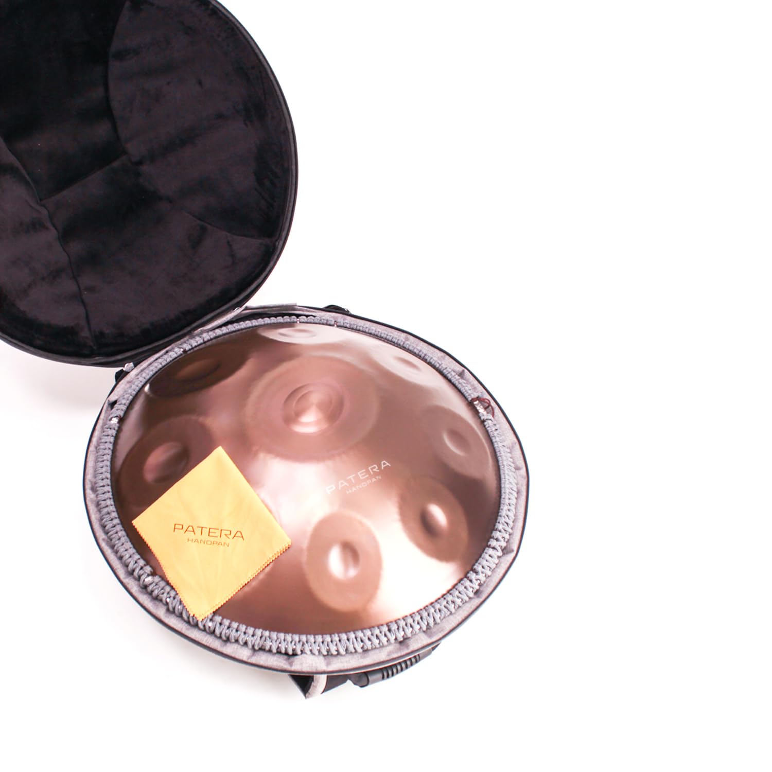 Patera Handpan HPDM-6 D- stal szlachetna z torbą