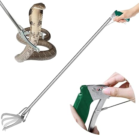 IC ICLOVER 47 Inch Extra Heavy Duty Snake Tongs, Standard