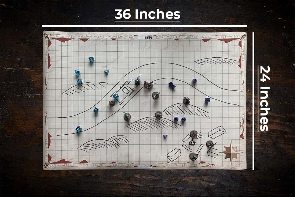 Dnd Battle Map Ravnspire DND Battle Mat 3-Pack - 24x36 Inch RPG Gaming ...