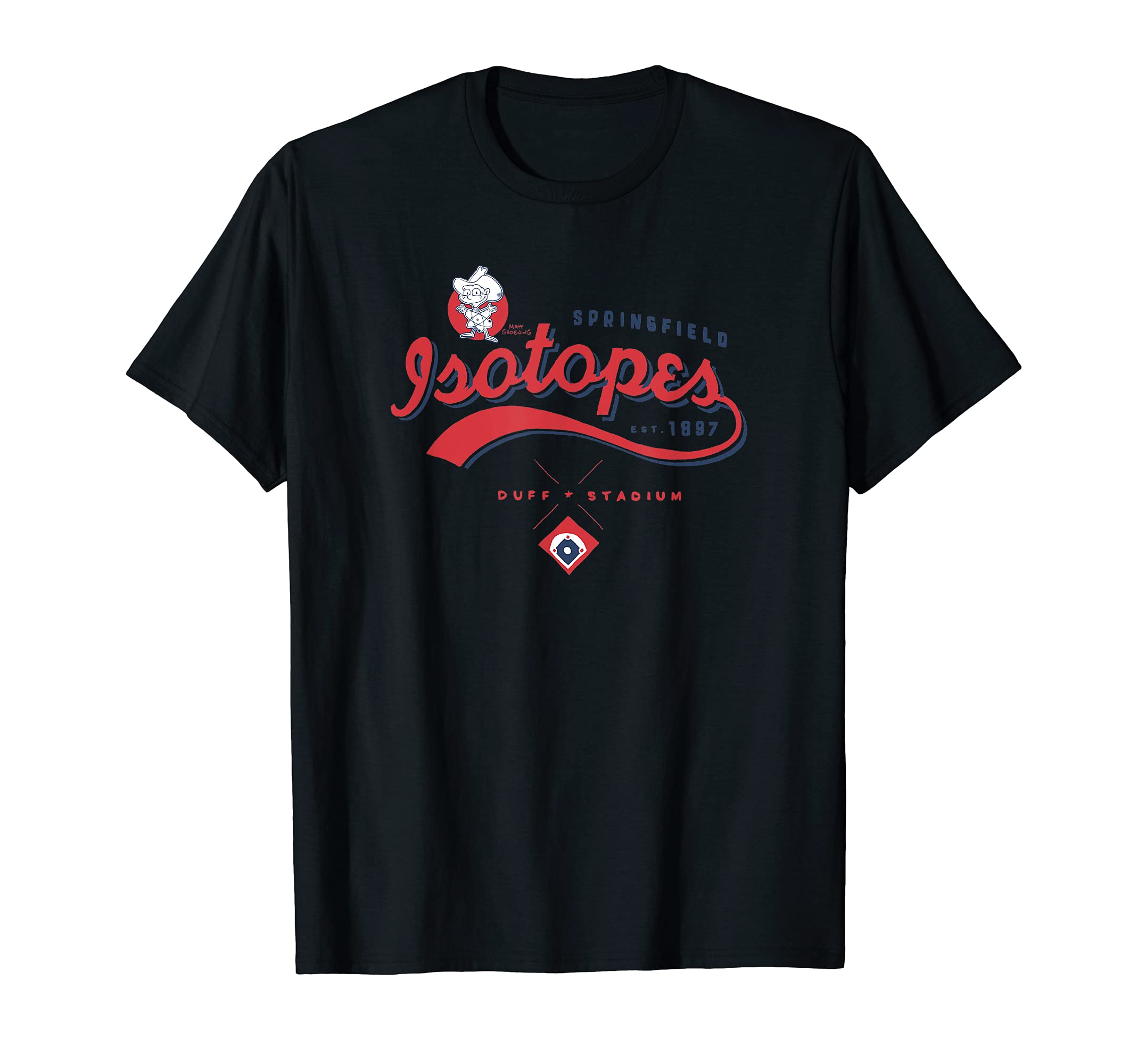 Springfield Isotopes Duff Stadium Logo T-Shirt