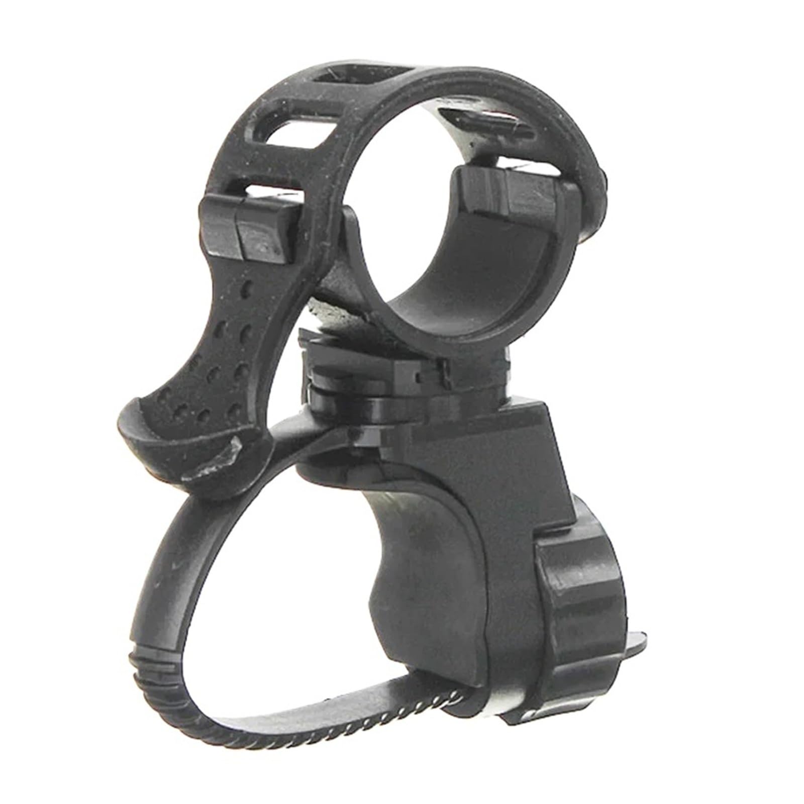 WVYHLAMRC Bicycle Flashlight Holder Mount 360° Adjustable Rubber Straps Cycle Bike Front Torch Clamp Clip Bracket