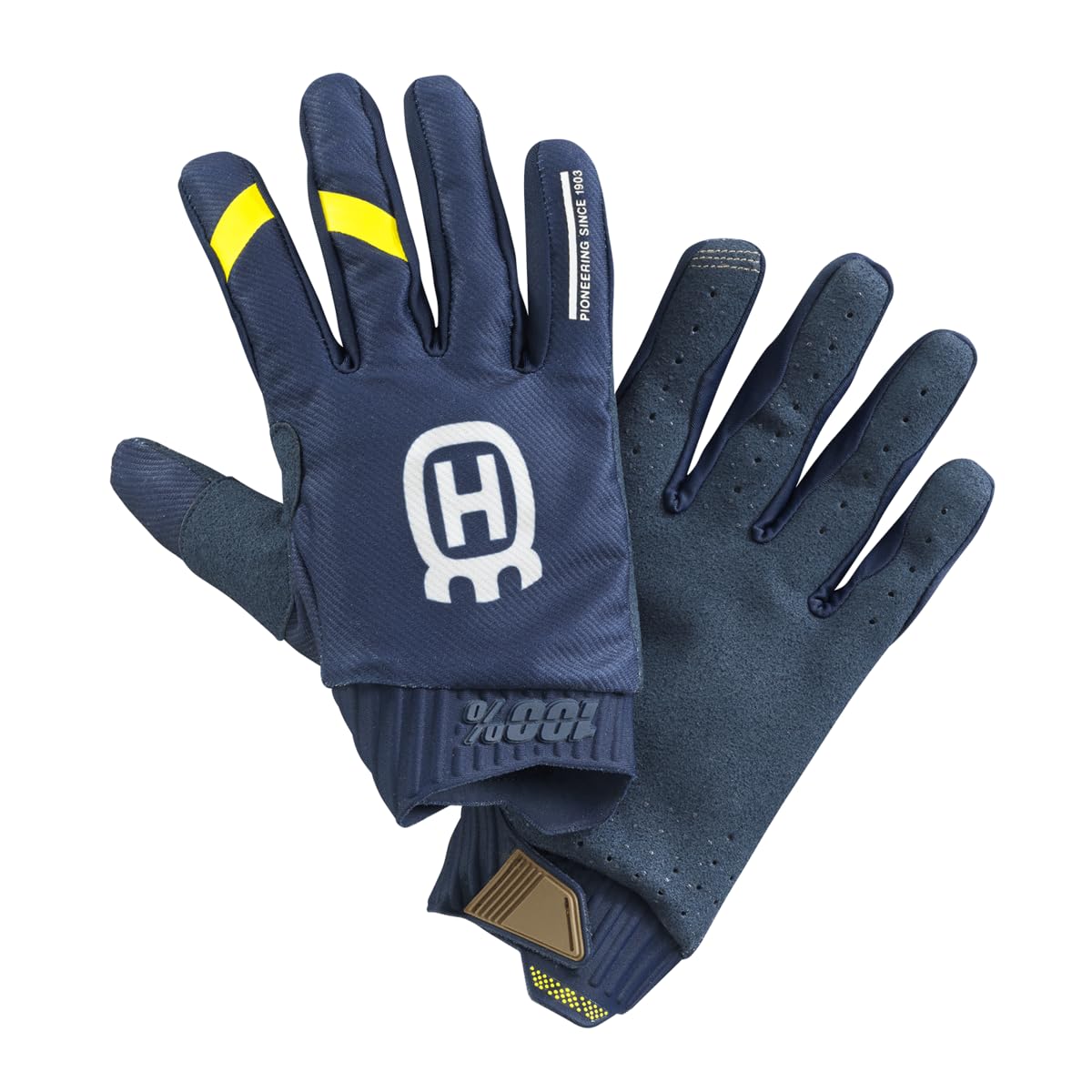 KTM Husqvarna Ridefit Gotland Offroad Gloves by 100% Blue Adult Small 3HS210004702