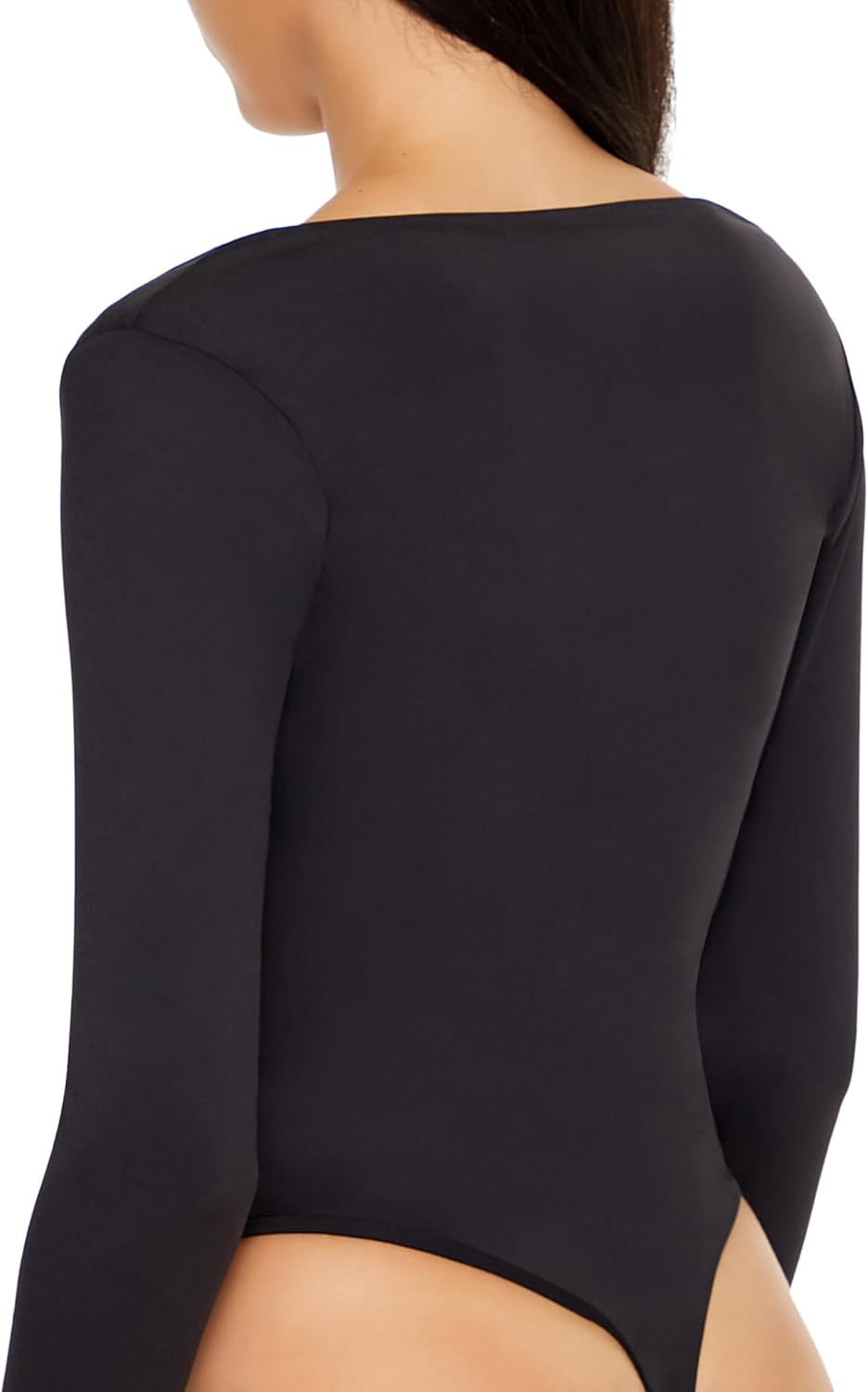 Forever 21 Women's Contour Sculpt Long-sleeve Bodysuit