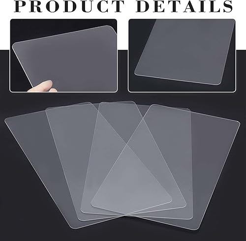 Miniatura 7 de PH PandaHall Moldeador de base de bolso, 4 piezas de 13.7 x 7 pulgadas rectangular de acrílico para bolso de mano, base moldeadora, inserción de