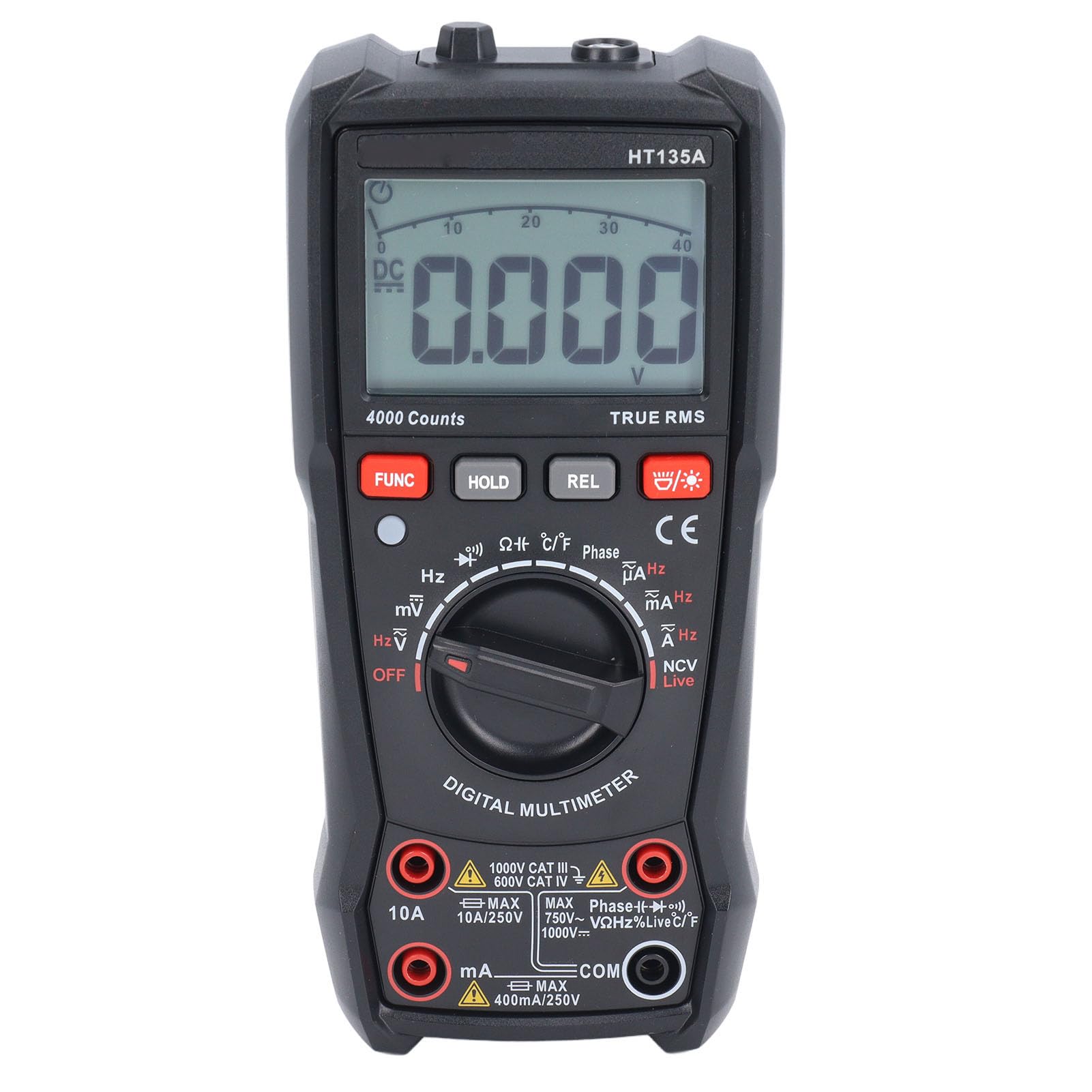 Multimètre Numérique, 4000 Points, Multimètre Automatique