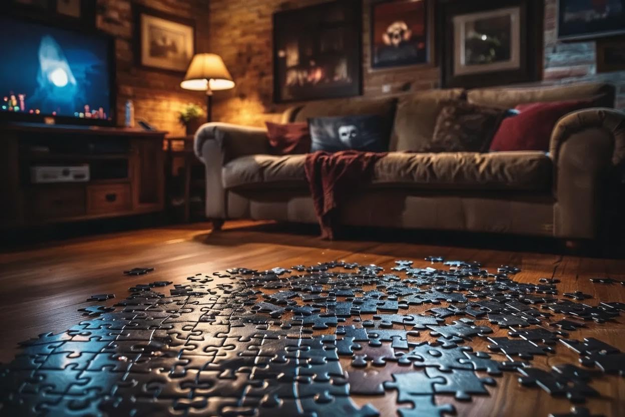 1000 Pieces Puzzles for Adults Kids Cool Anime Horror Movie Puzzle Night Wooden Puzzles Family Decorations Puzzle Game Education Game Parent Child Game