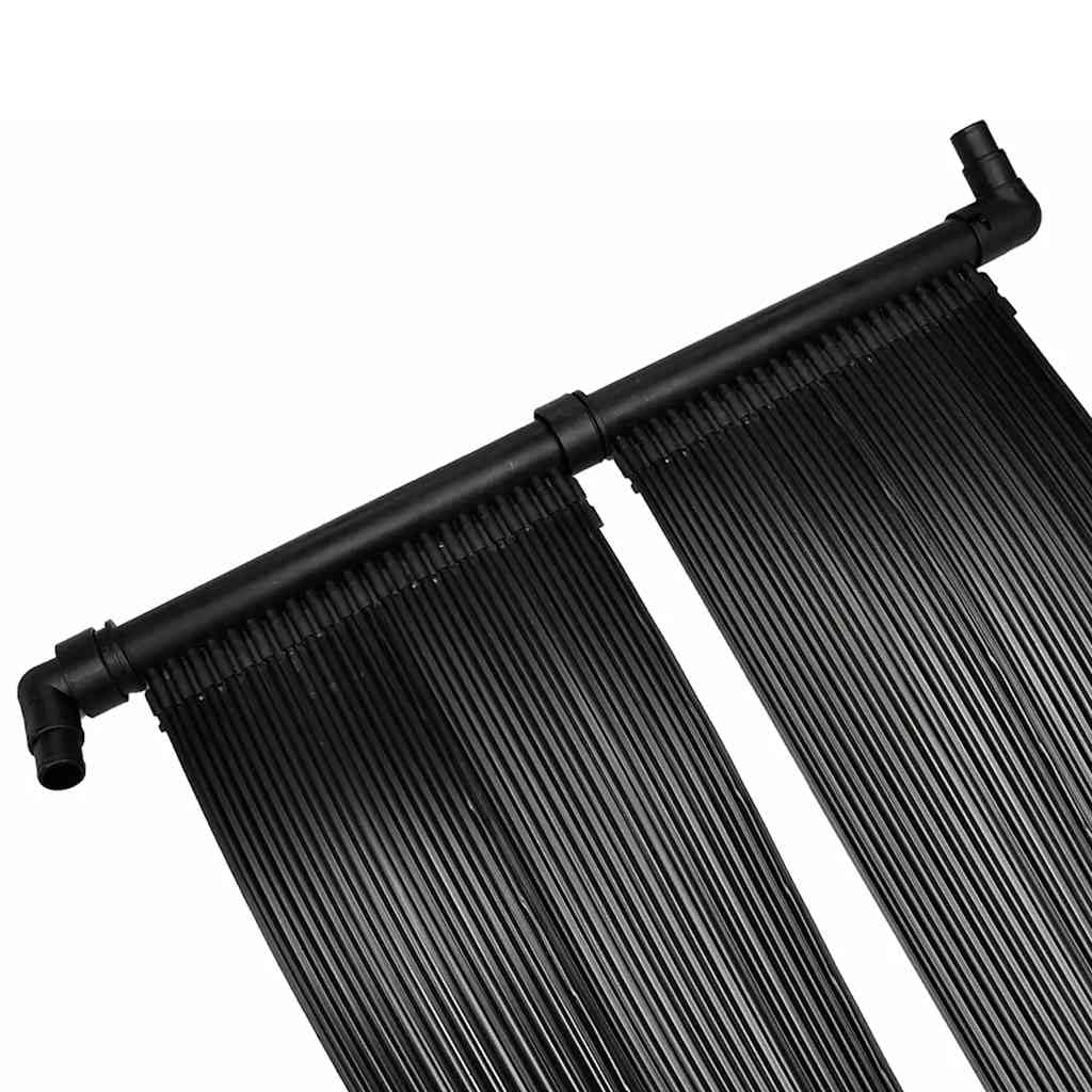Pannello solare per riscaldamento piscina, set da 2 pezzi, in polietilene, 620 x 75 cm, compatibile con pompa per piscina, per riscaldamento dell'acqua della piscina e riscaldamento piscina