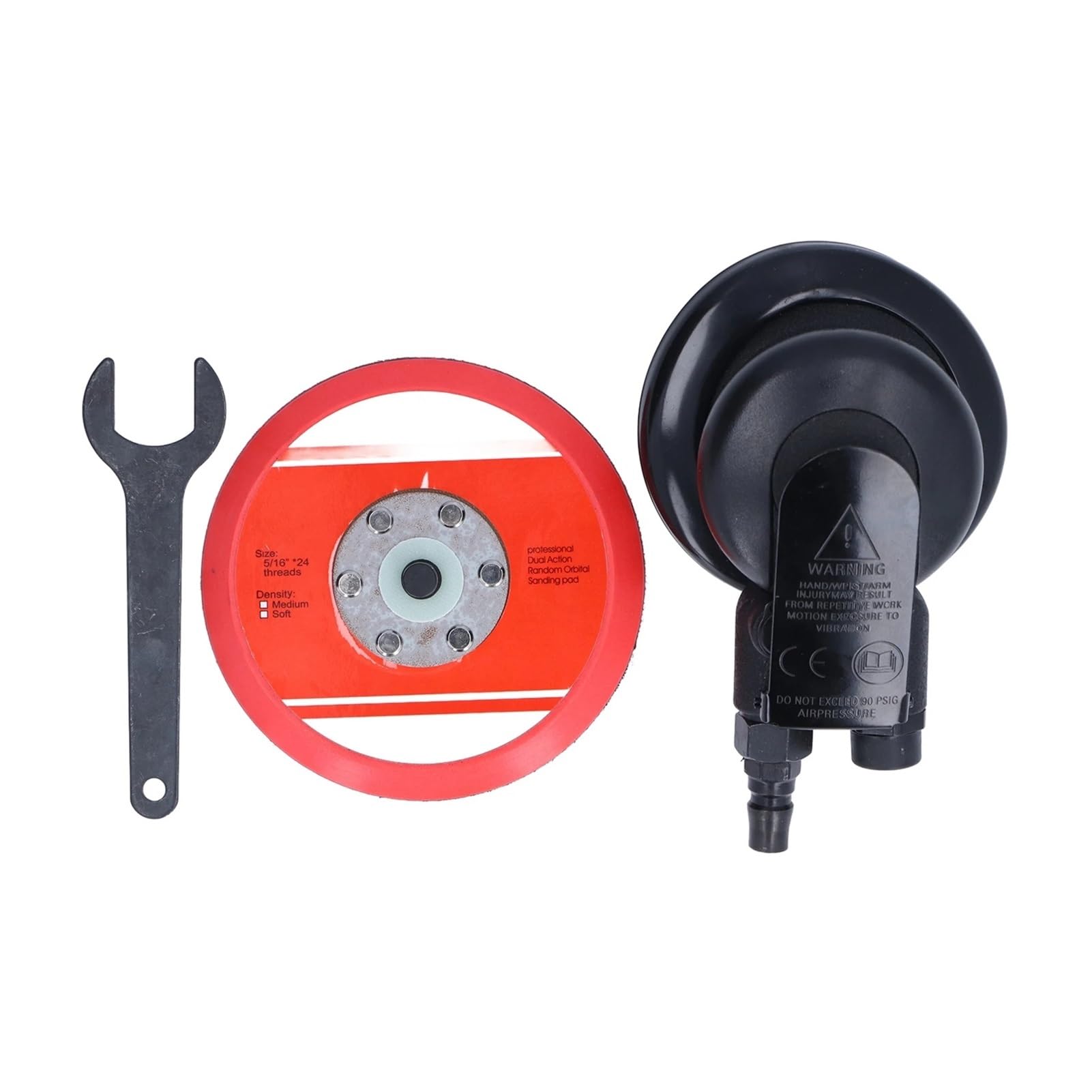 Set di smerigliatrice pneumatica Levigatrice orbitale Smerigliatrice pneumatica Levigatrice pneumatica for levigatrice for palme in legno for auto Levigatrice orbitale per Granito Marmo Calcestruzzo
