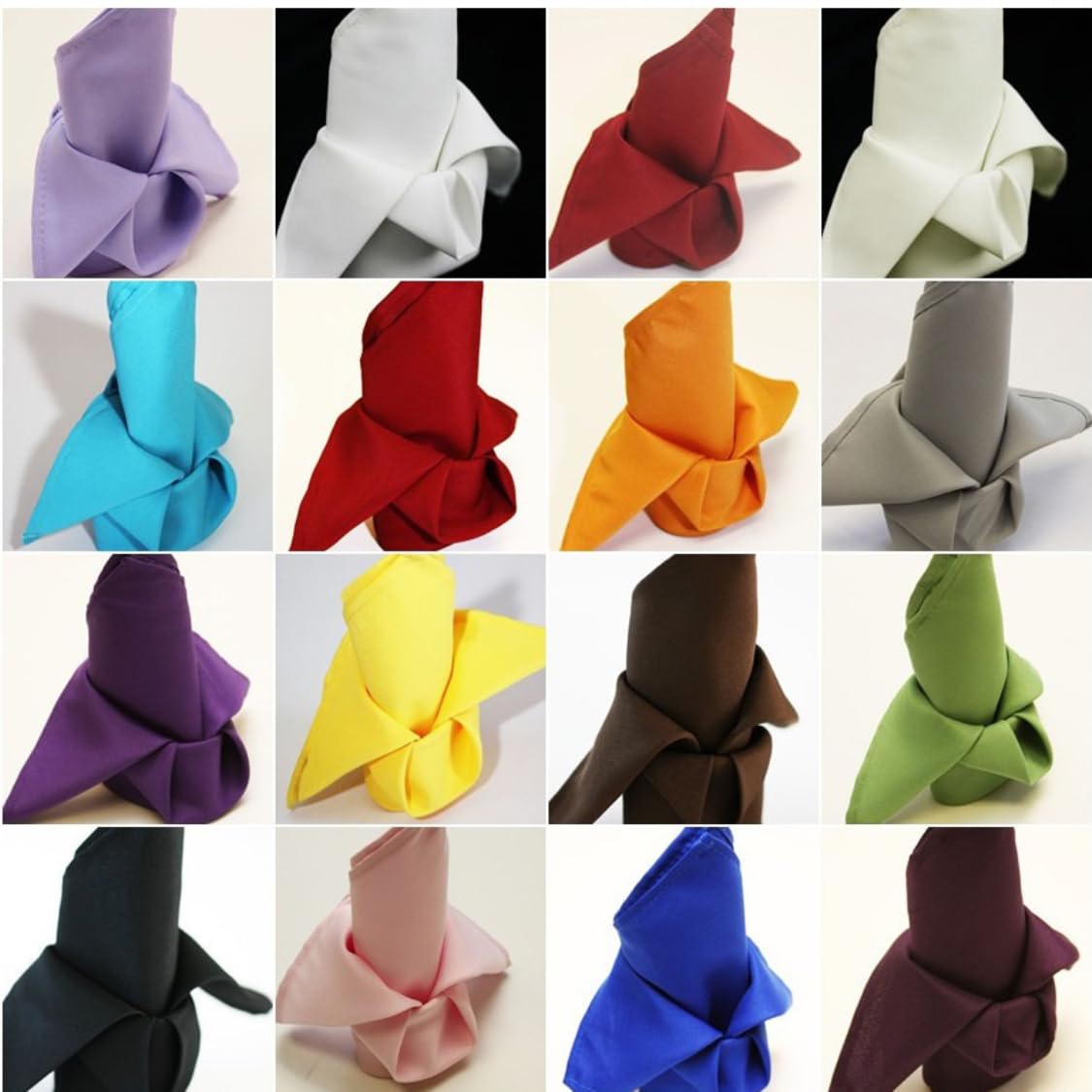 Ruvanti Tovaglioli di stoffa da cucina, 12 pezzi, 45,7 x 45,7 cm, morbidi e comodi, riutilizzabili, tovaglioli di lino durevoli, perfetti per cene di famiglia, feste e matrimoni, colore celeste