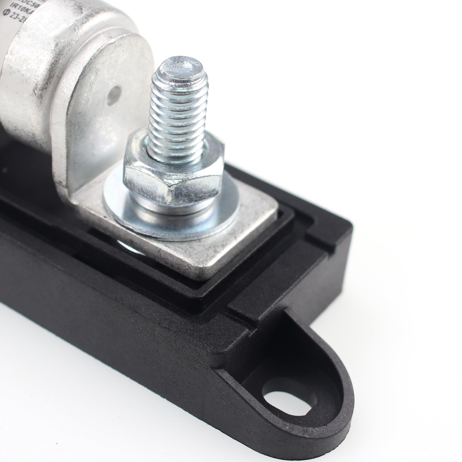 200 Ampere Klasse T Sicherung mit Block, Betrieb 500V DC, 200A IR 10KA Sicherung ANL Block für Wechselrichter, ATV, Wohnmobil, Boot, Autos, LKW, Autoradios Systeme