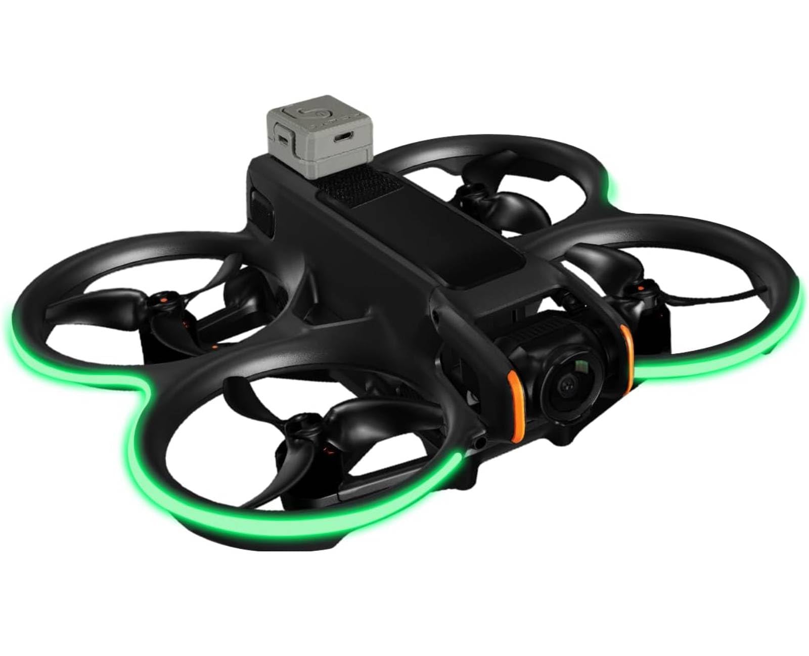 RCGEEK LED Light Strip for DJI Avata 2 Accessories, Anti Collision Light Night Flying Warning Light Strip Compatible with Avata 2 (Green)