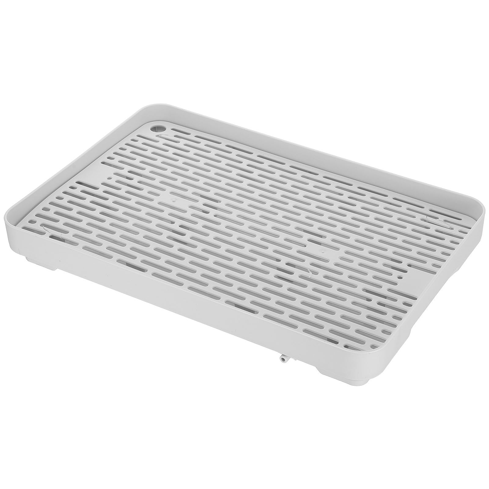 Bandeja de PP para fuente de gato con diseño microcóncavo lavable y antidesbordamiento