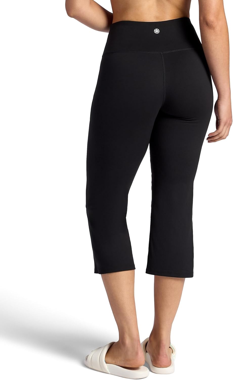 Gaiam Womens Wide Leg Crop Legging, Cropped Fit, 22.5” Inseam - Image 2