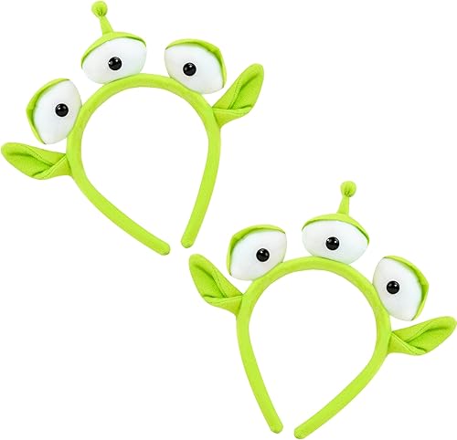 Miniatura 7 de Oufegm Diadema alienígena para niños y adultos, accesorios de peluche de monstruo para fiesta de Toy Story, disfraces de Halloween