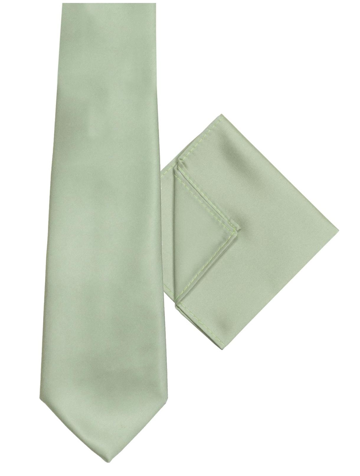 Paisley Of London Boys Mint Green Tie & Hanky Set, Ideal For Formal Occasions