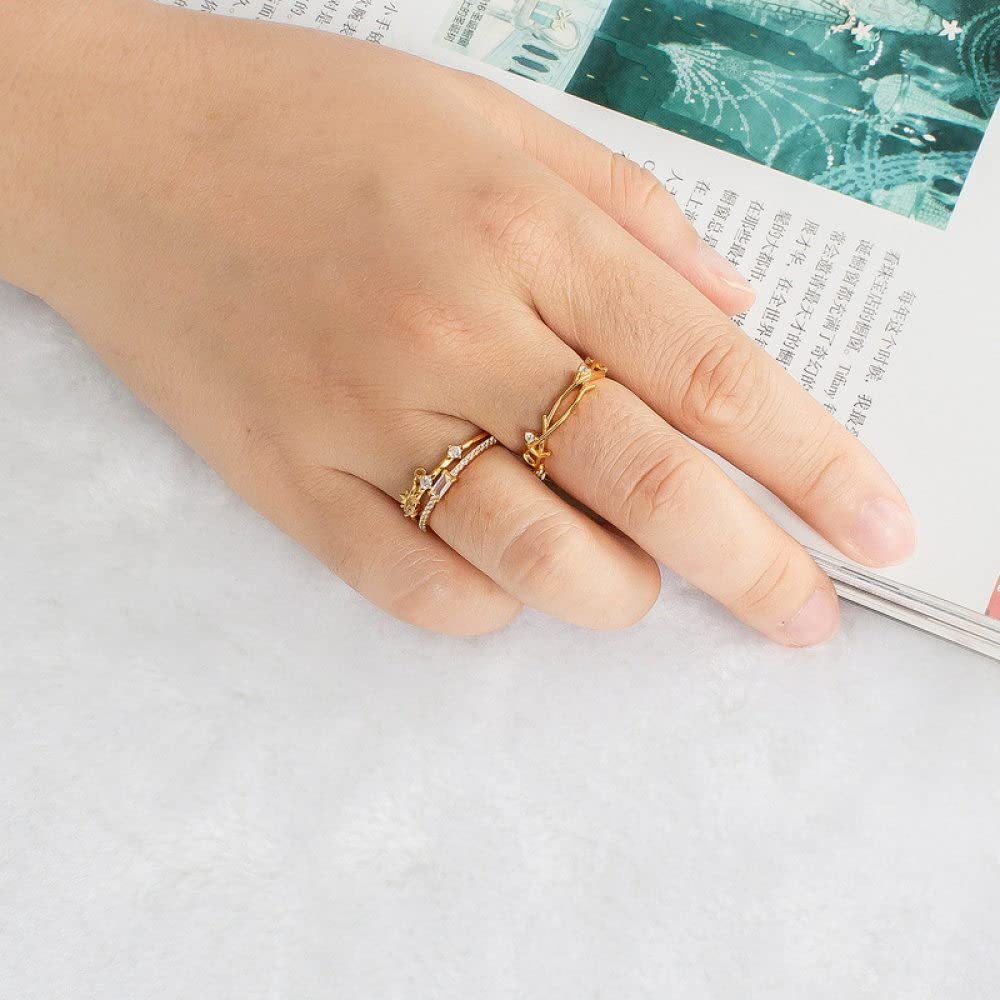 Verstellbarer Ring, Verstellbare Ringe Für Frauen Einfache Geometrie 925 Sterling Silber Ring Stapelung Ewigkeitsringe Damen Herren Trauringe Versprechen Ringe Kleid Ringe Geschenk