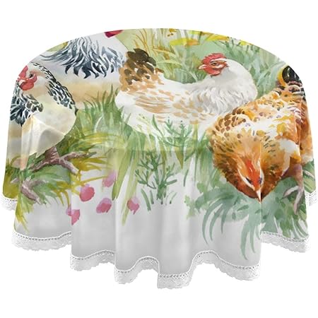 Sage Green Leaf Tablecloth Round - Watercolor Leaves Table Cover Round 60 Inch Decorations Plant Foliage Table Cloth Decor For Home Kitchen Dining Party