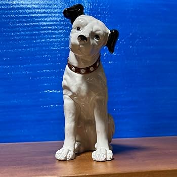 ビクター 犬 ニッパー 陶器置物 Amazon.co.jp: レトロ ビクター ニッパー犬 陶器置物 ②