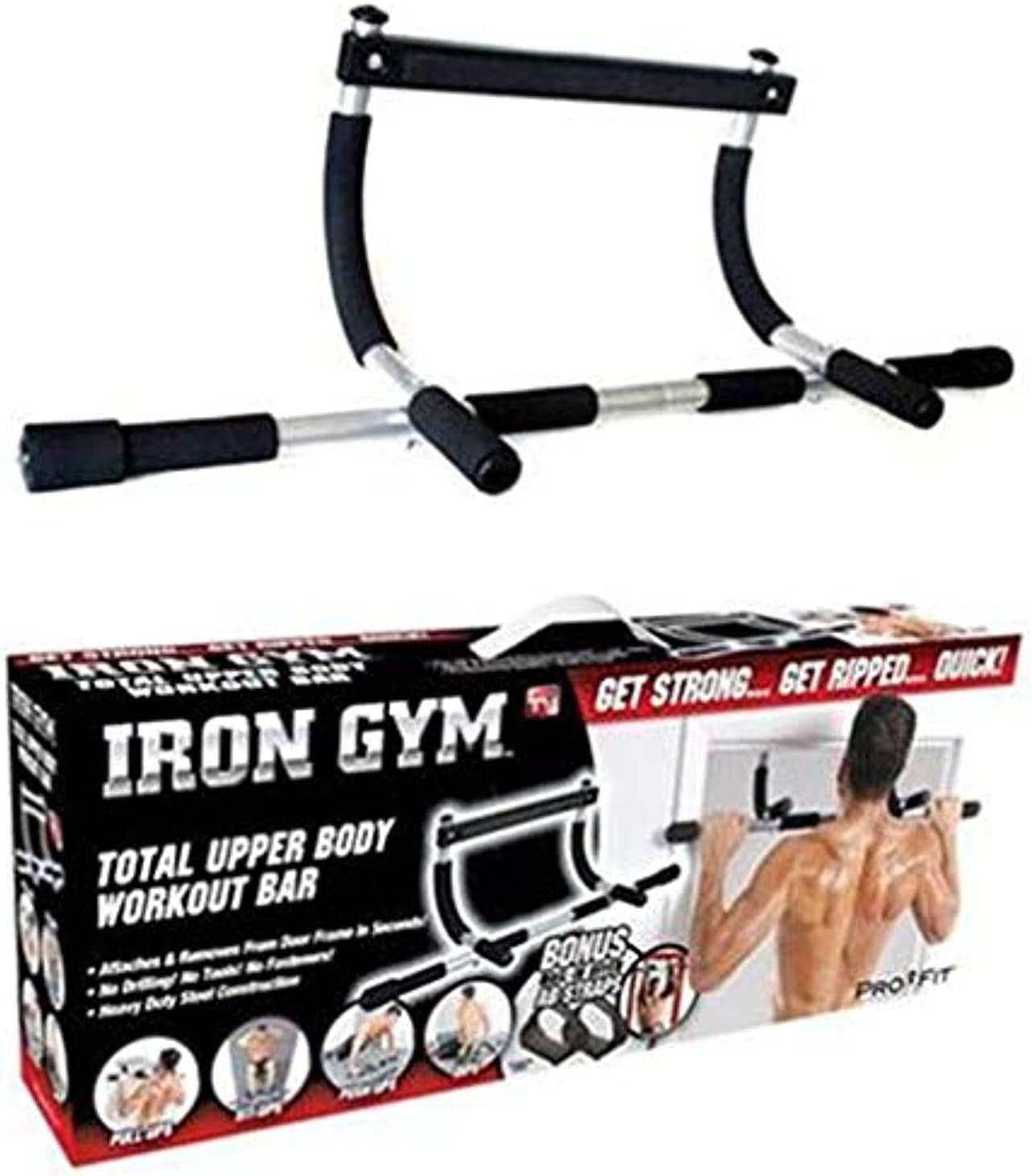 IRON GYM UPPER BODY WORKOUT BAR