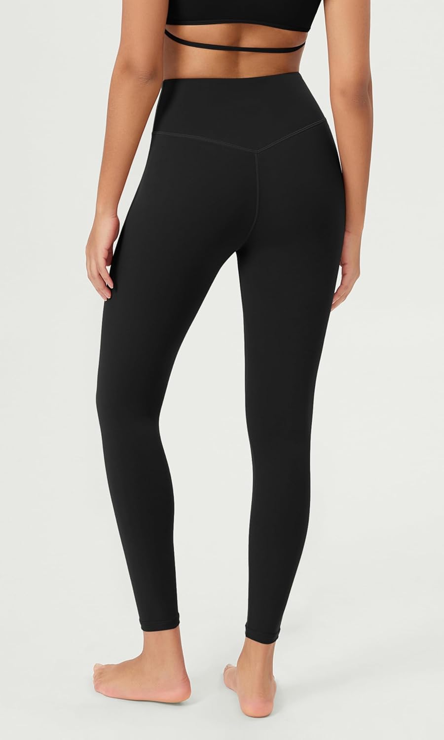 ODODOS Cloud Feeling Ruched Yoga Leggings for Women 25" / 28" High Waist Crossover Yoga Pants - Image 4