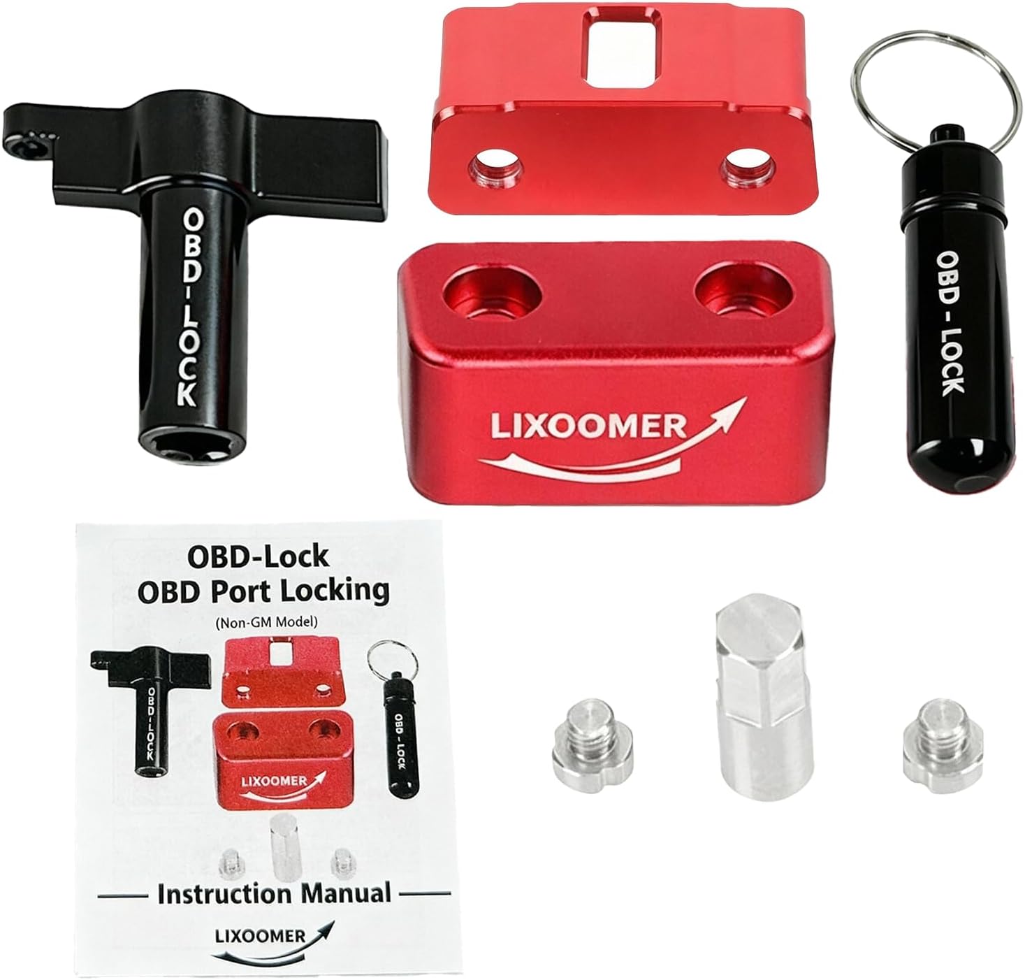 OBD Port Lock - Protect Your Car from Theft. for Non-GM Models Only (Not Compatible with GM, Chevrolet, Buick, Cadillac). Version 2.0
