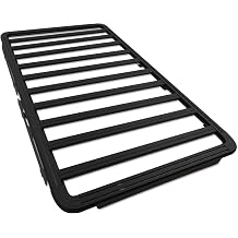 Predator4x4 Universal 2.6 Metre Black Roof Cargo Basket/Rack Steel Storage Luggage Carrier Platform