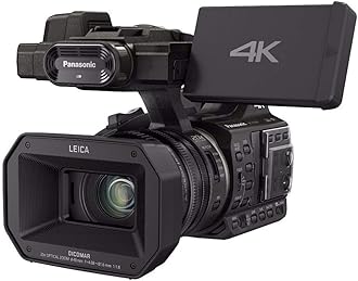 Panasonic HC-X1000 4K Ultra HD 60p/50p Professional Camcorder, 20x Optical Zoom,Black