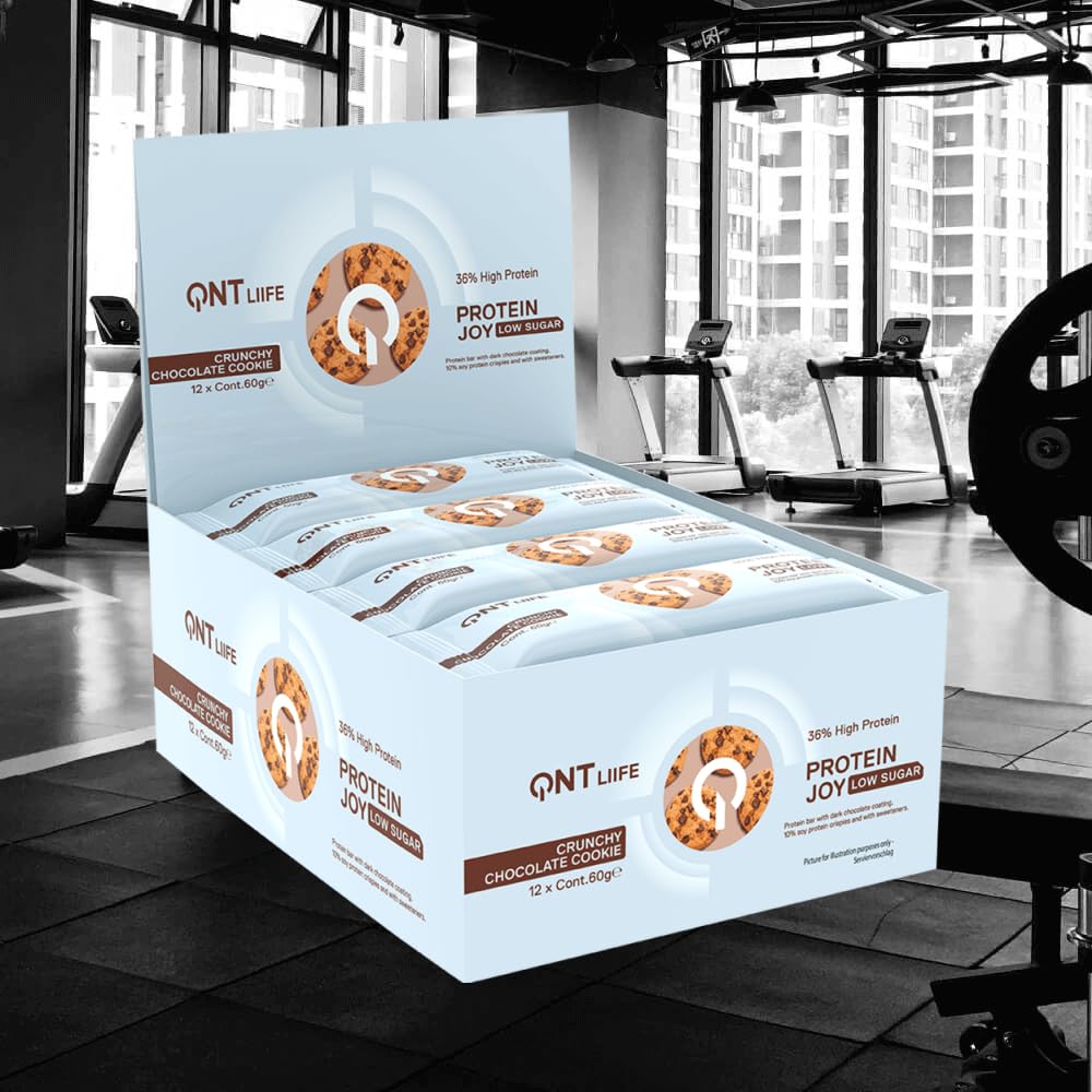 QNT Protein Joy Bars (12x60g) Galleta crujiente de chocolate