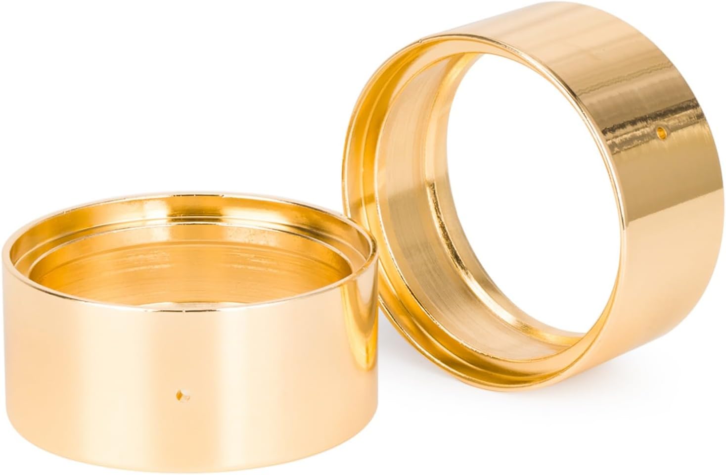 Metal Brass Coating Wheel Weights Inner Beadlock Rings Fit 2.2" Beadlock Wheel Rim for 1/10 RC Crawler Car Upgrade (2pcs)