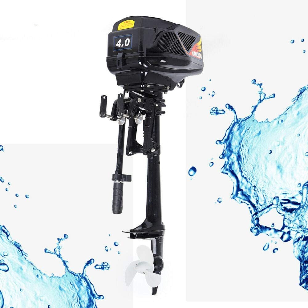 Brushless Electric Outboard Motor, 1000W 48V, 1250 Thrust Heavy Duty Fishing Boat Engine, Suitable for Inflatable Rubber Boats