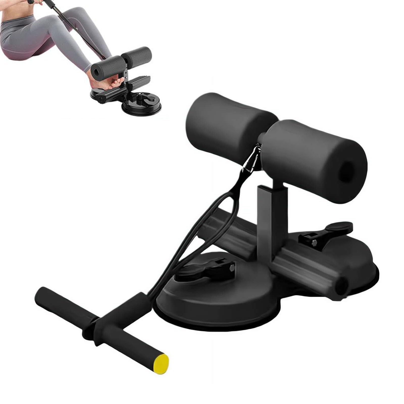 Support Abdos Ventouse - Accessoire Entraînement Abdominaux - Pour Sit-ups Et Exercices Core - Homme Femme