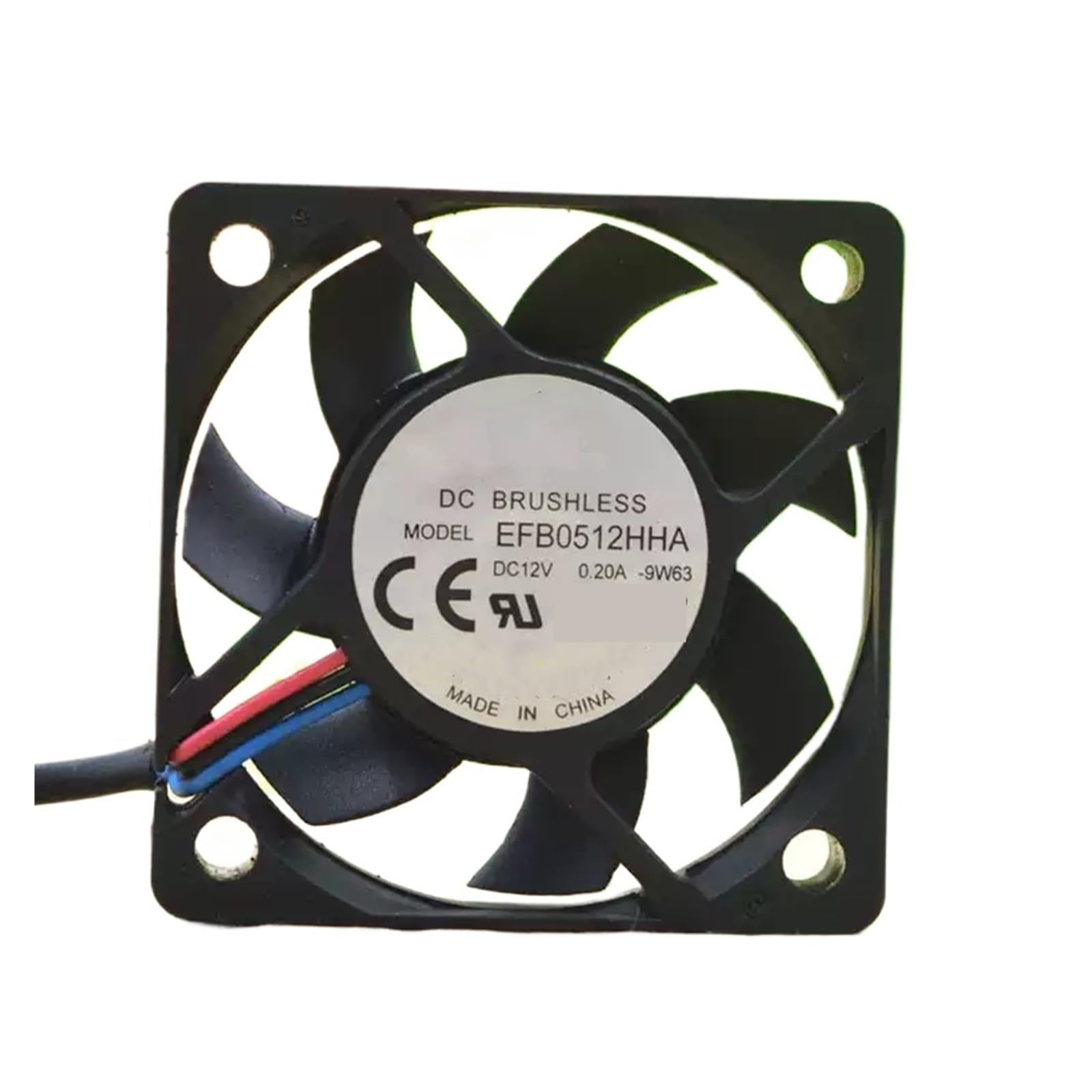 Ventilateur de refroidissement EFB0512HHA DC 12V 5cm pour boîtier PC et imprimante 3D