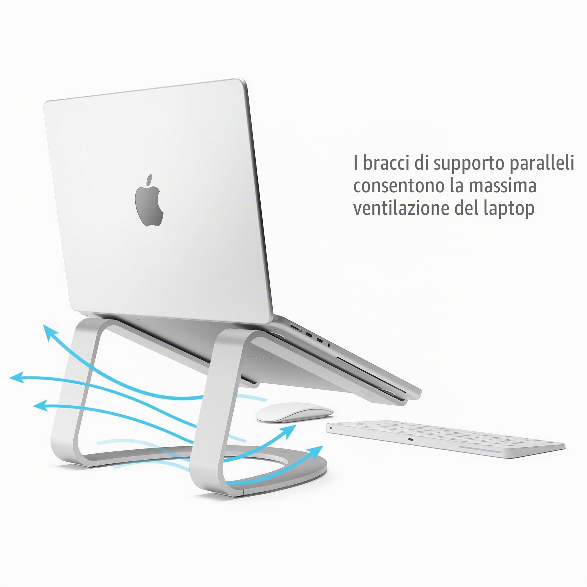 Twelve South Curve SE - Aluminum Stand for MacBook Notebooks silver, (TS-2256)