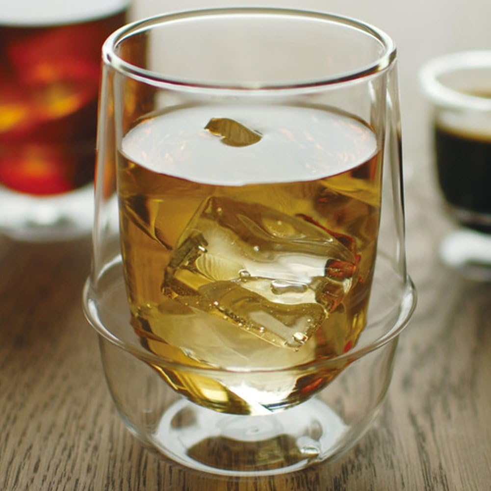 KINTO Kronos Glas doppelwandig Kaffee Tasse