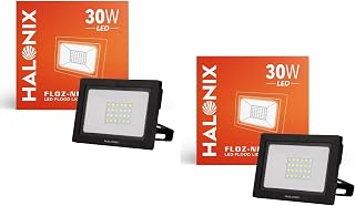 Halonix 30W Led Outdoor Flood Light Waterproof - IP66 Led Lights with 120° Wide Beam | Halogen Light, Focus Light for Gara... Price In India