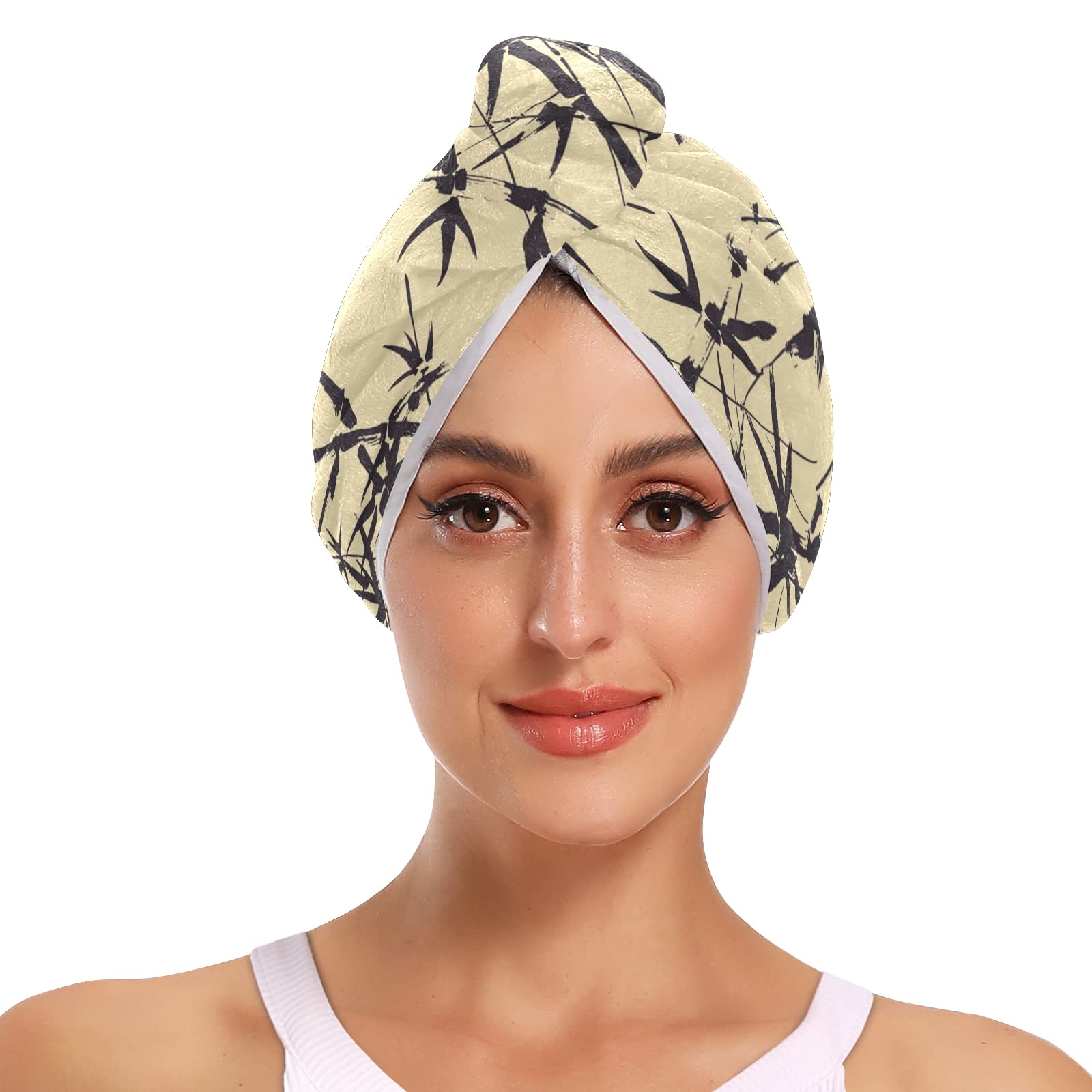 YUMINGUHC Mikrofaser-Haarturban – Super Saugfähig, Weich, Für Nasses Haar, 28 X 27 Cm, In 4 Farben