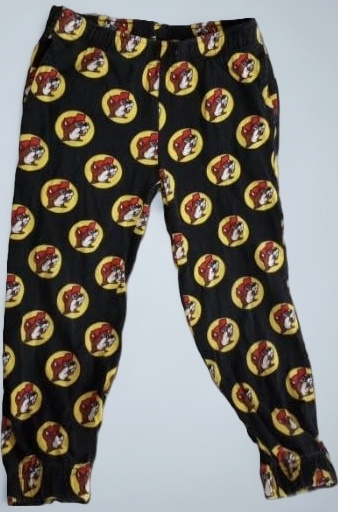 Black Printed Pajama Pant Sleepwear for Adults, Men and Women