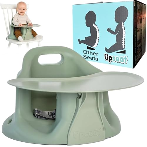 Miniatura 10 de Upseat El piso ergonómico original para bebé y asiento elevador con bandeja, desarrollado con fisioterapeutas para una postura vertical y un