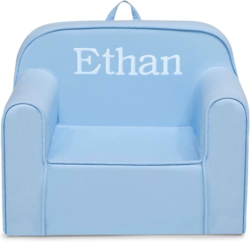 Miniatura 22 de Delta Children Cozee - Silla para niños de 18 meses en adelante, terciopelo de visón gris Terciopelo de visón gris,Azul,Gris