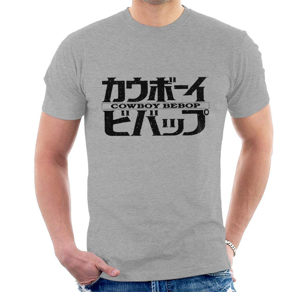 Cowboy Bebop Logo Men's T-Shirt Heather Grey