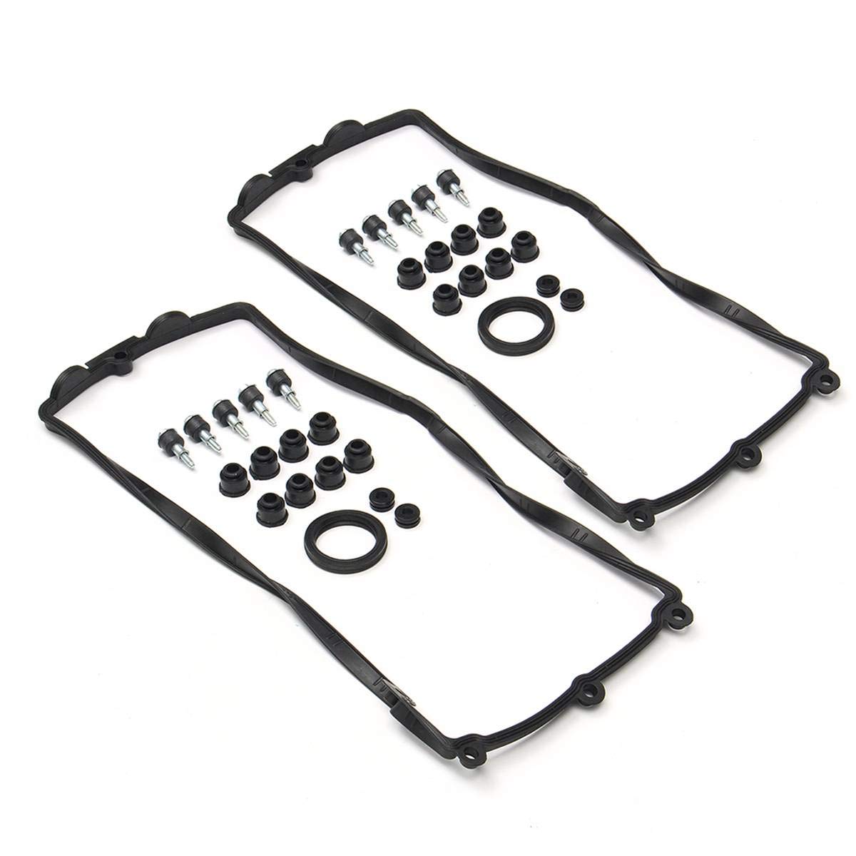 Amazon.com: Valve Cover Gasket Set Left + Right 11127513194 For  