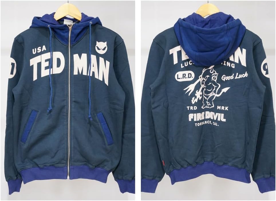 [テッドマン] BIGロゴエンブレム スウェットパーカー メンズ TEDMANS tdsp-159