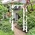 Outsunny 85" Wooden Garden Arbor for Wedding and Ceremony, Outdoor Garden Arch Trellis for Climbing Vines, Fir Wood, White
